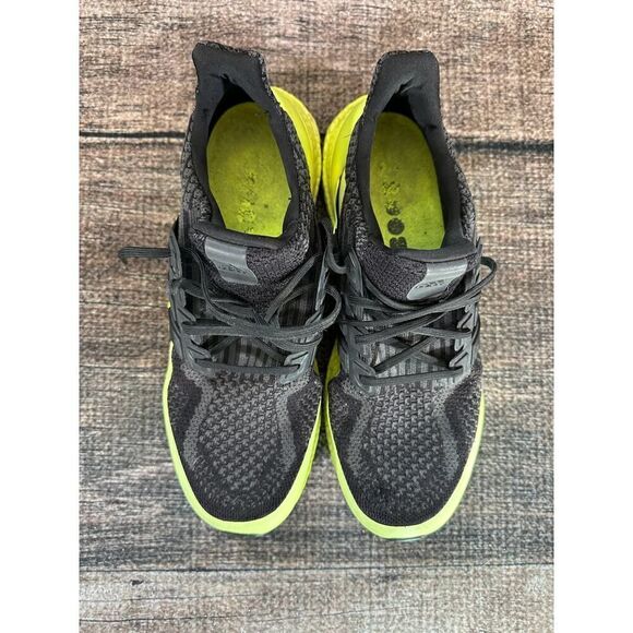 Adidas Ultraboost 5.0 Dna Black Solar Yellow Shoes Men's Size 12 H68071 - Picture 2 of 10